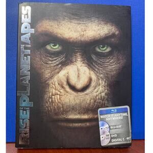 2011 Rise of the Planet of the Apes Blu Ray Rupert Wyatt very good condition